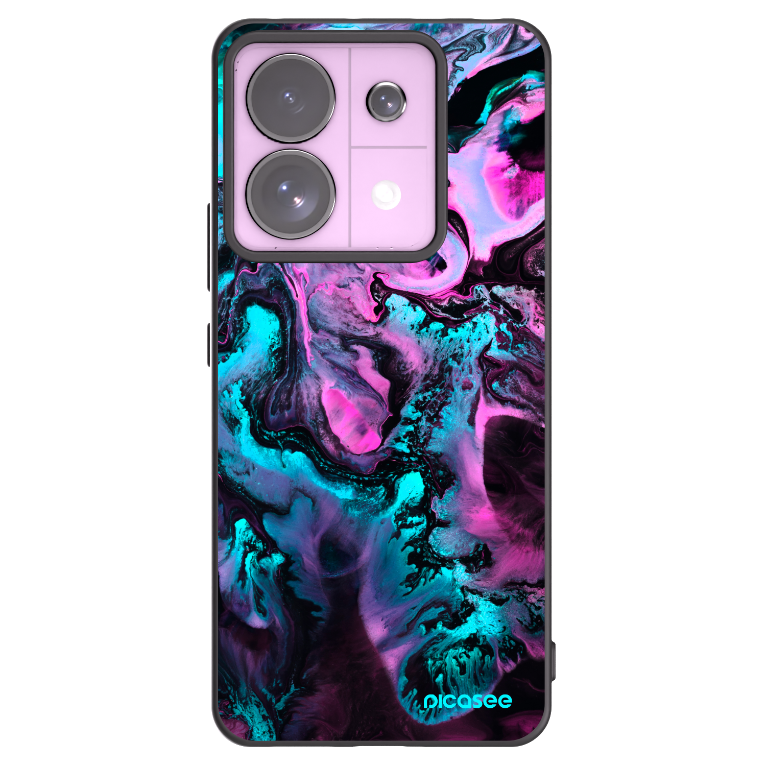 Picasee crna silikonska maskica za Xiaomi Redmi Note 13 Pro 5G - Lean