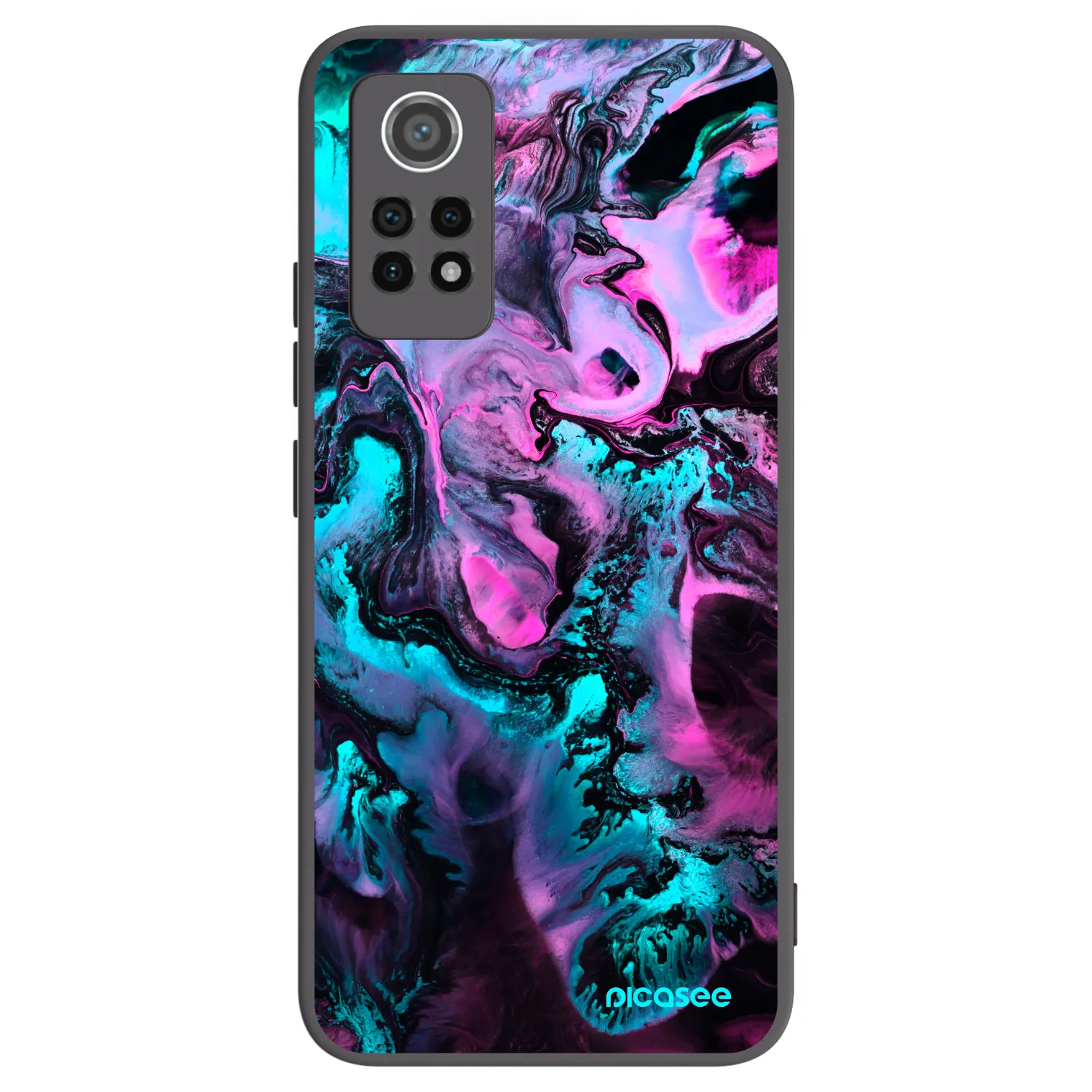 Picasee crna silikonska maskica za Xiaomi Redmi Note 12 Pro 4G - Lean