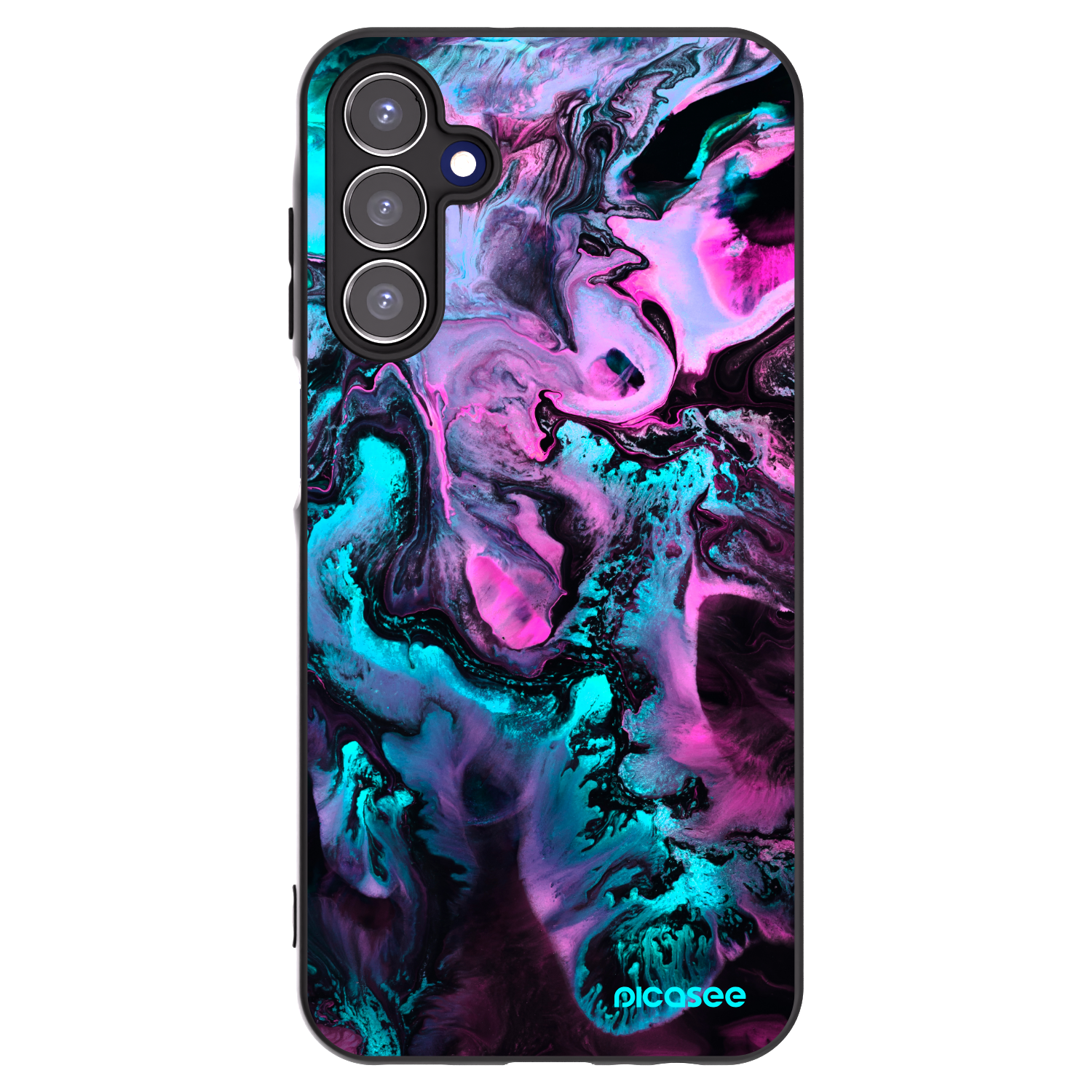 Picasee crna silikonska maskica za Samsung Galaxy A15 A156B 5G - Lean