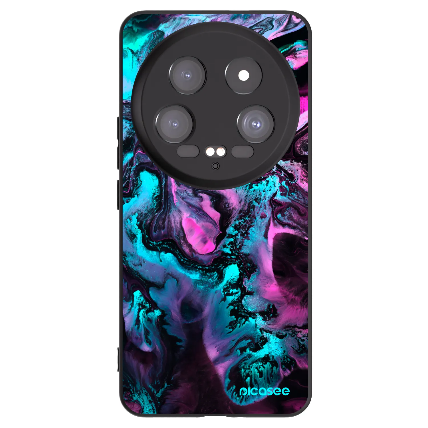 Picasee crna silikonska maskica za Xiaomi 14 Ultra - Lean