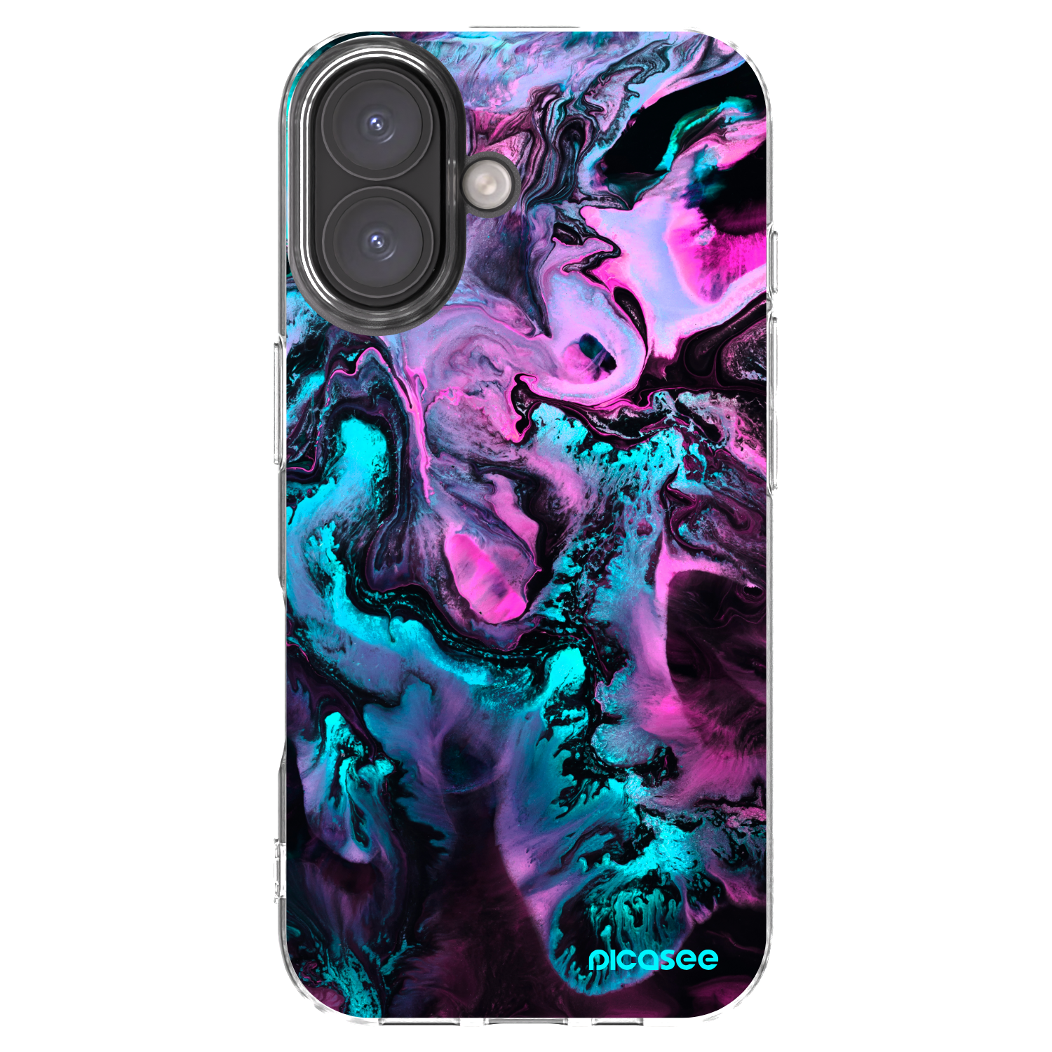 Picasee silikonska prozirna maskica za Apple iPhone 16 - Lean