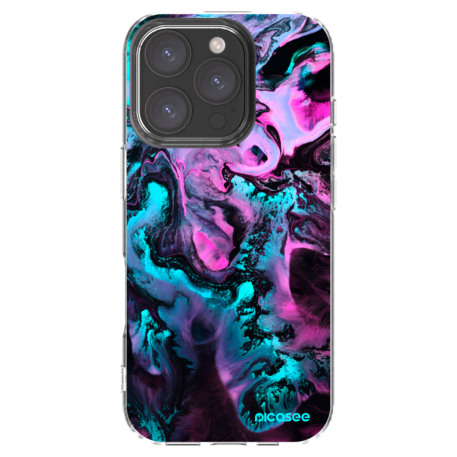 Picasee silikonska prozirna maskica za Apple iPhone 16 Pro - Lean