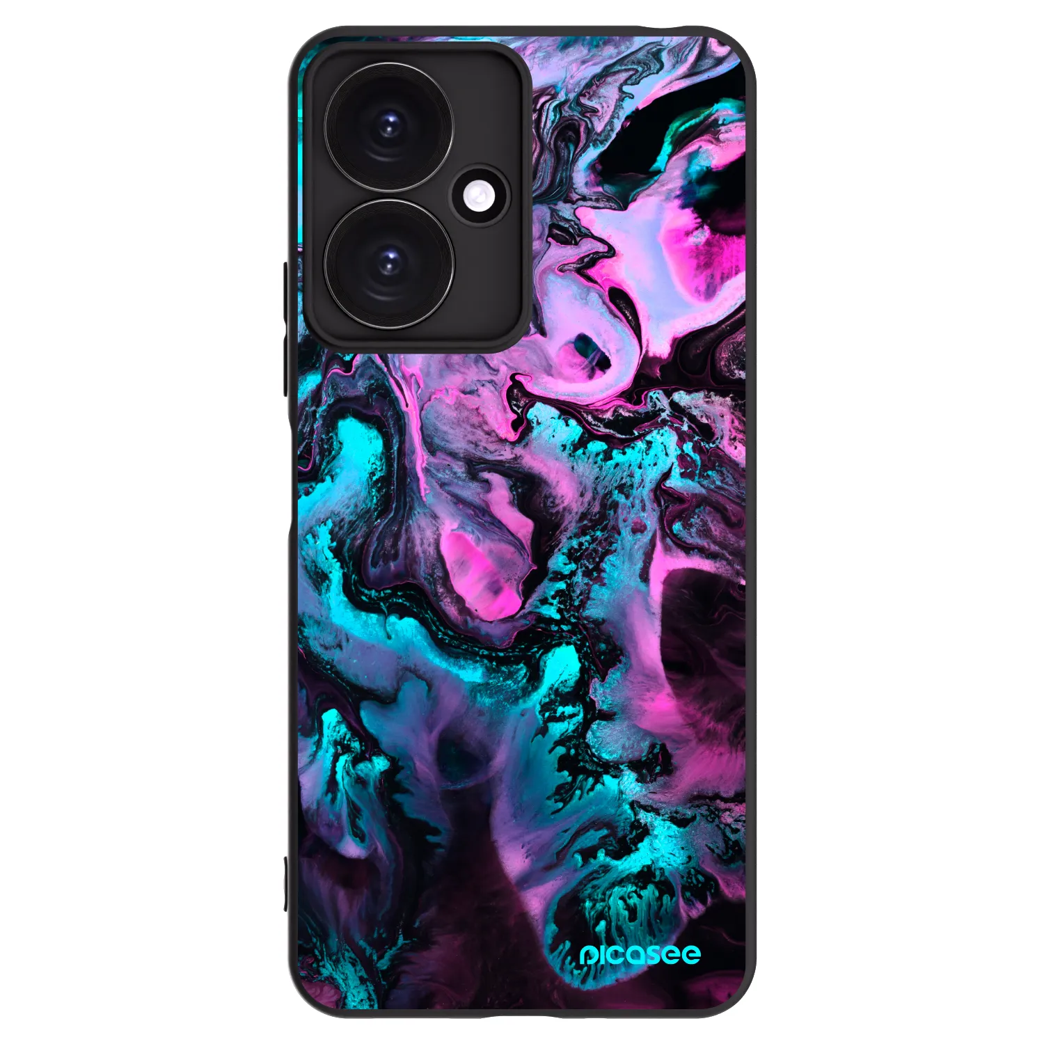 Picasee crna silikonska maskica za Xiaomi Redmi 13C 5G - Lean