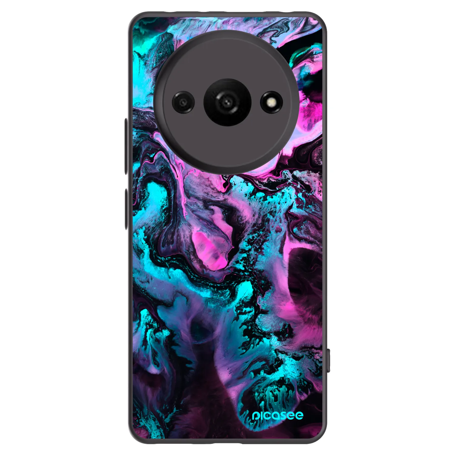 Picasee crna silikonska maskica za Xiaomi Redmi A3 - Lean