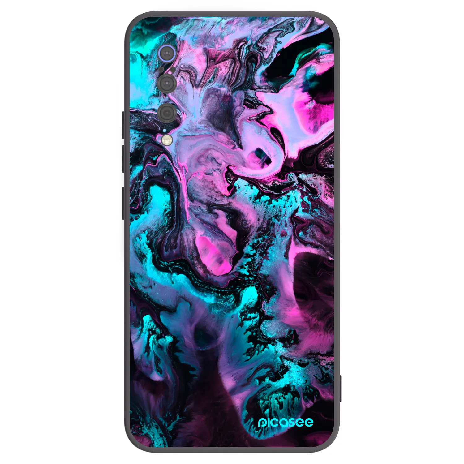 Picasee crna silikonska maskica za Xiaomi Mi 9 - Lean