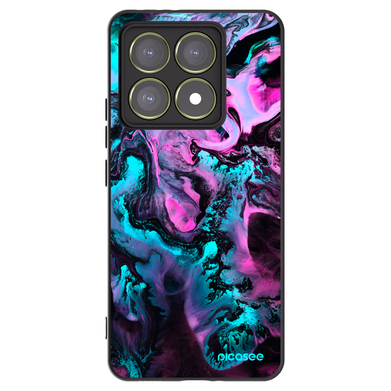 Picasee crna silikonska maskica za Xiaomi 14T - Lean