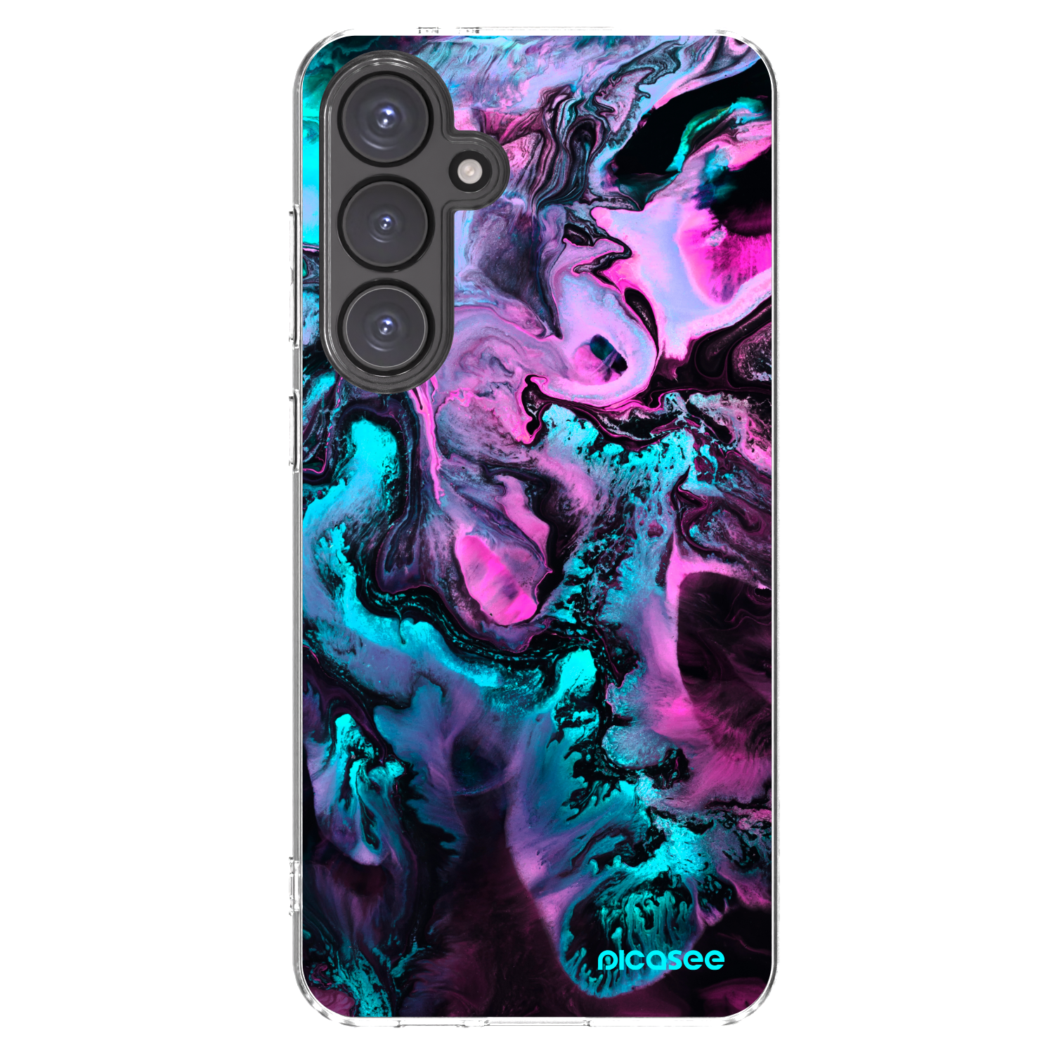 Picasee silikonska prozirna maskica za Samsung Galaxy S24 FE S721B - Lean