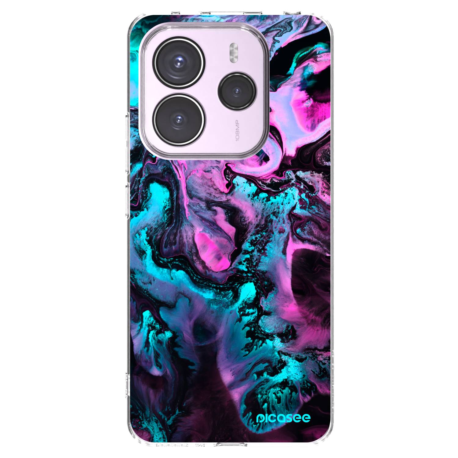 Picasee silikonska prozirna maskica za Xiaomi Redmi Note 14 5G - Lean
