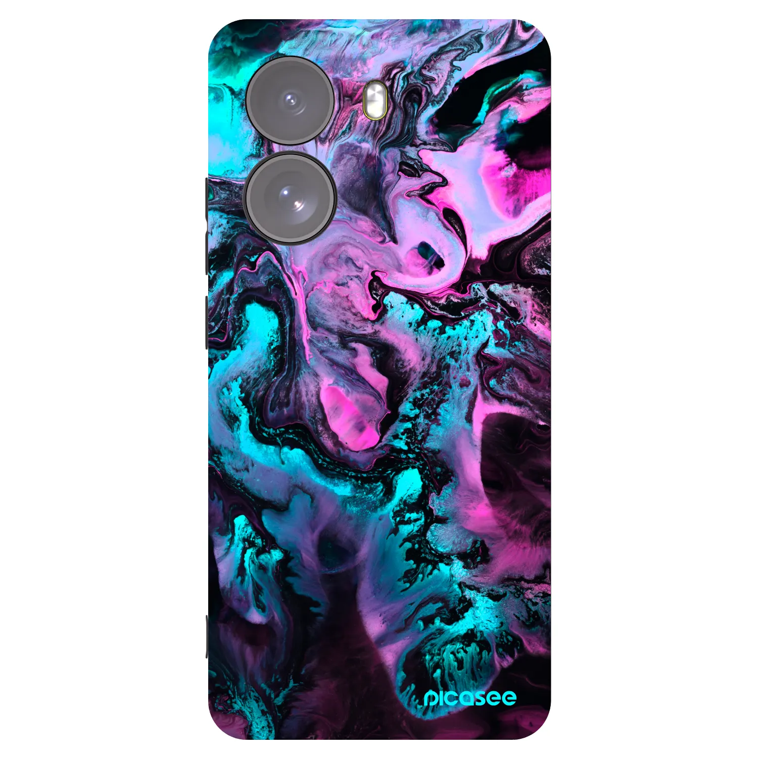 Picasee crna silikonska maskica za Xiaomi Poco X7 - Lean