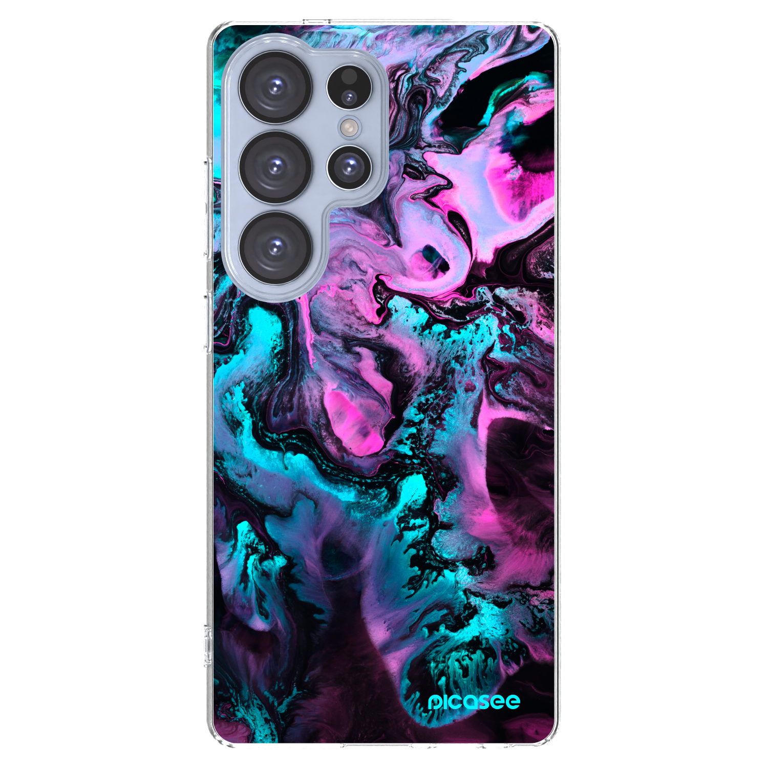 Picasee silikonska prozirna maskica za Samsung Galaxy S25 Ultra 5G - Lean