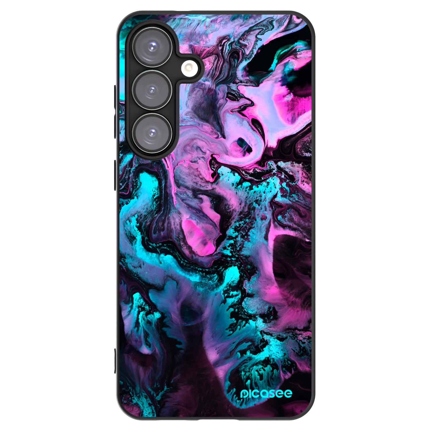 Picasee crna silikonska maskica za Samsung Galaxy S25+ 5G - Lean