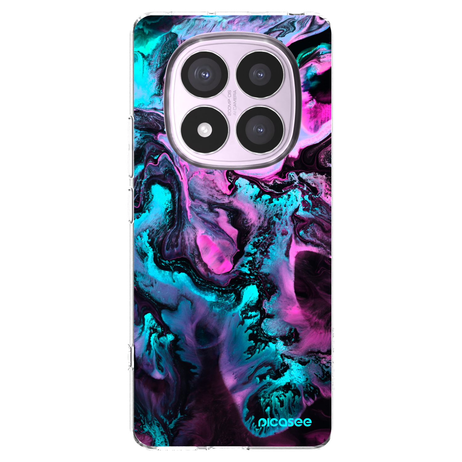Picasee silikonska prozirna maskica za Xiaomi Redmi Note 14 Pro 4G - Lean