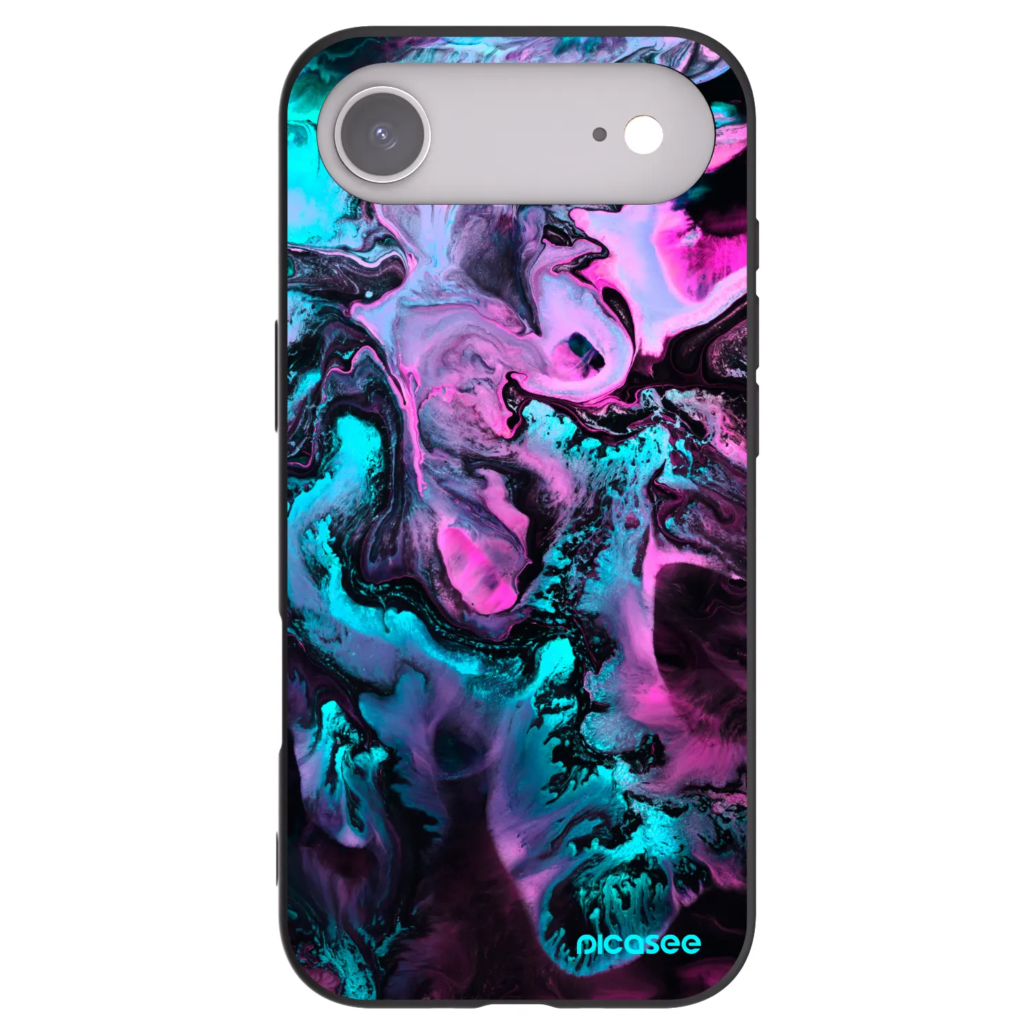 Picasee crna silikonska maskica za Apple iPhone Air - Lean