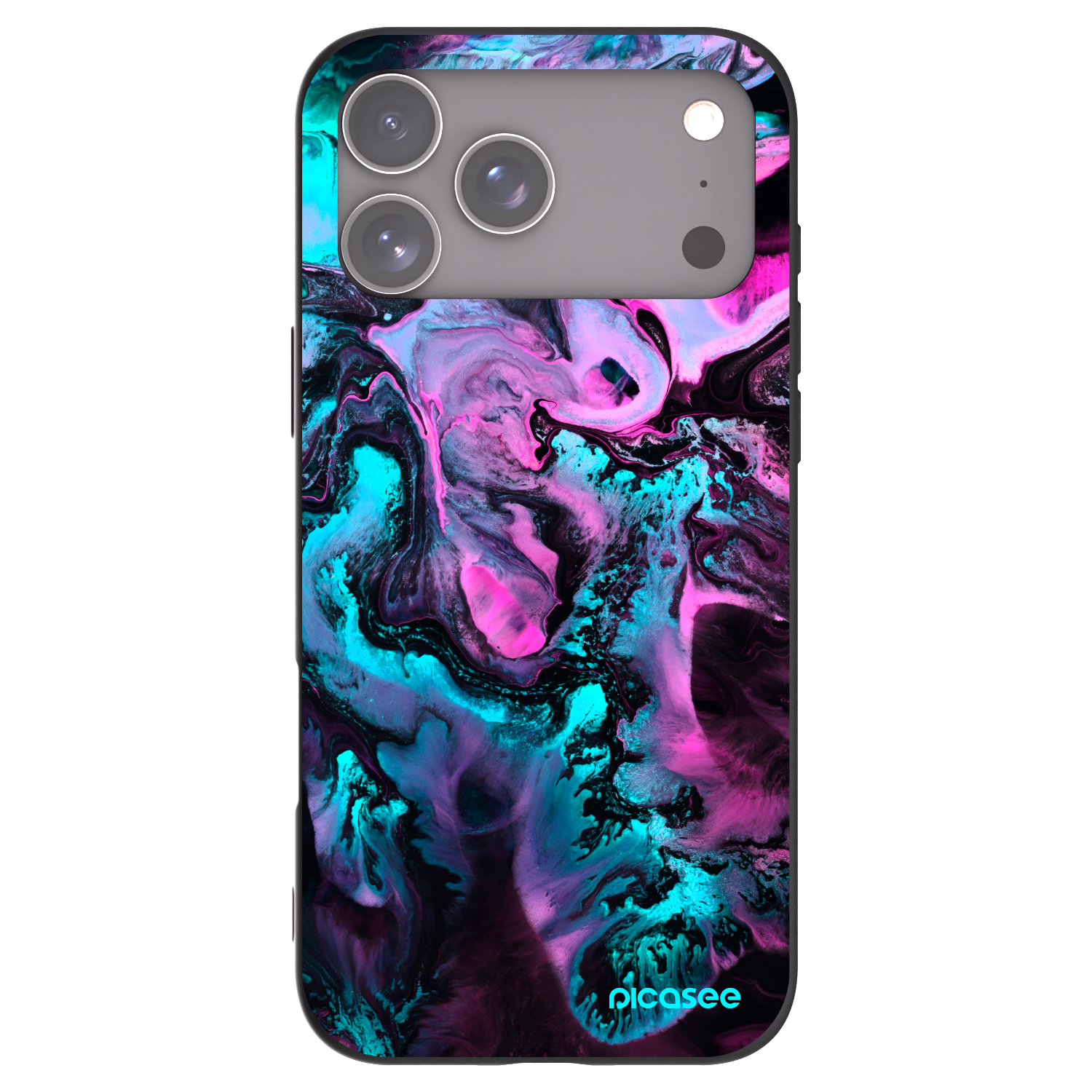 Picasee crna silikonska maskica za Apple iPhone 17 Pro Max - Lean