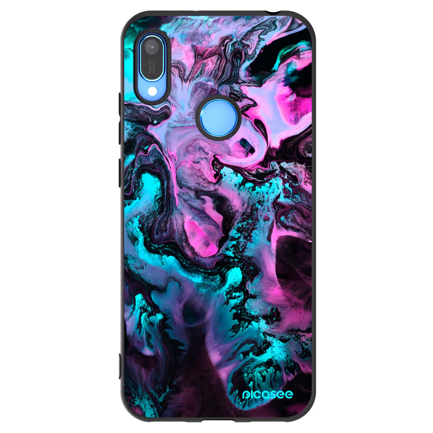 Picasee crna silikonska maskica za Huawei Y6 2019 - Lean