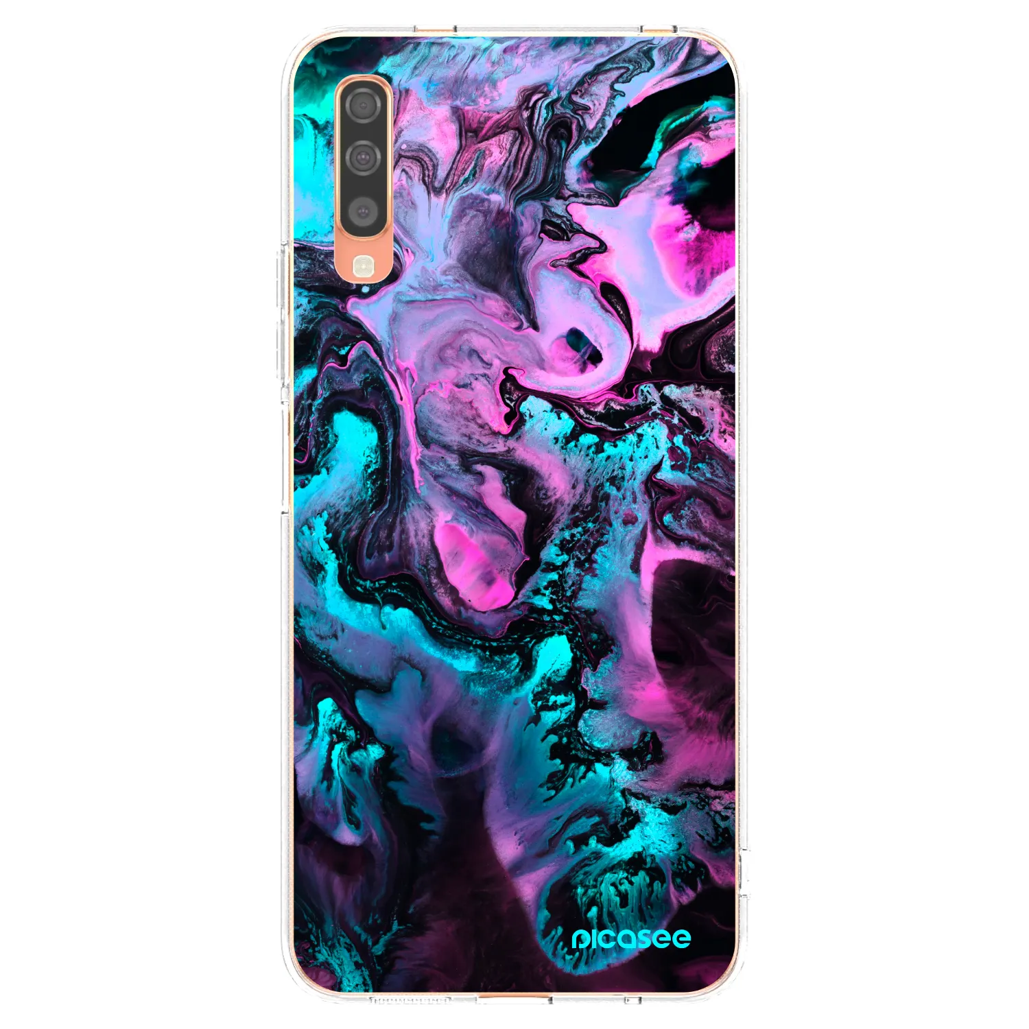 Picasee silikonska prozirna maskica za Samsung Galaxy A70 A705F - Lean