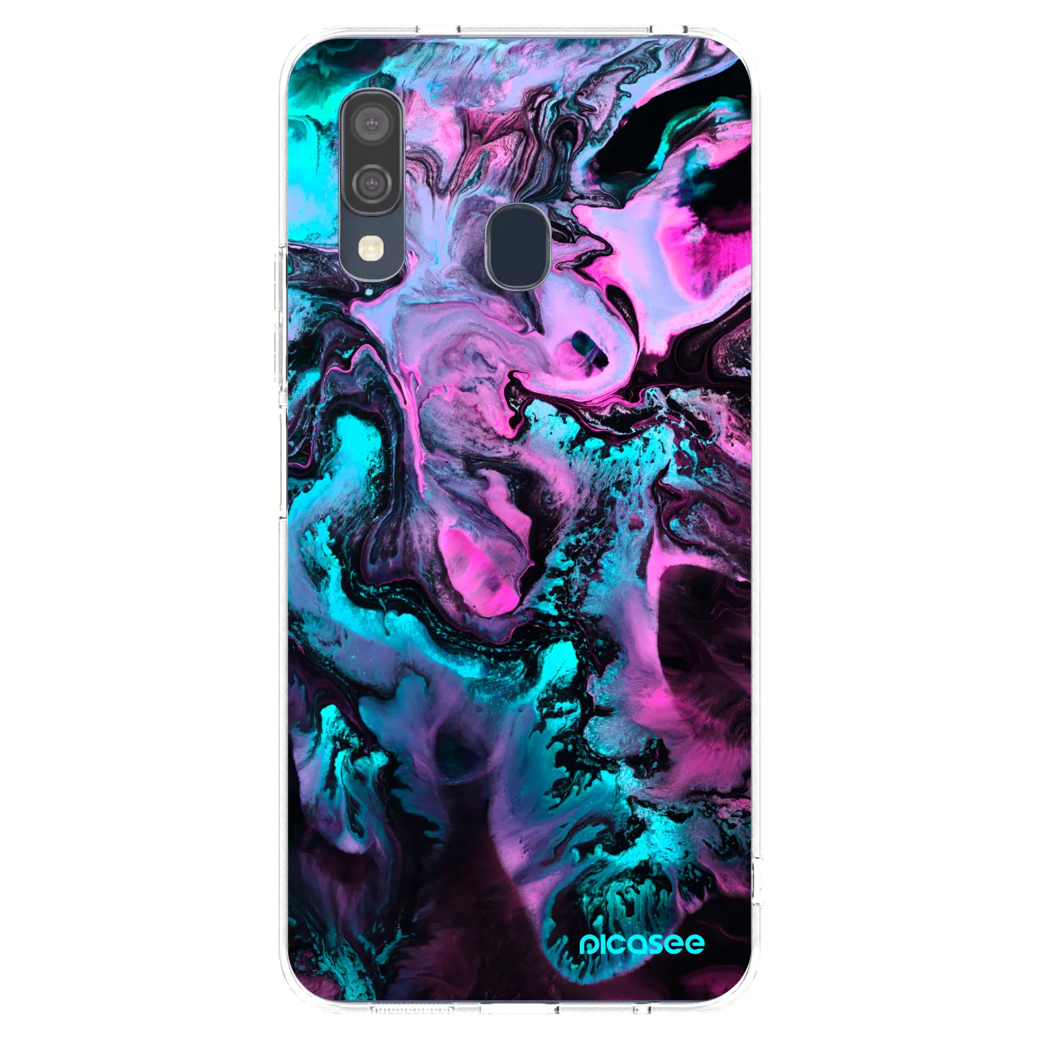 Picasee silikonska prozirna maskica za Samsung Galaxy A40 A405F - Lean