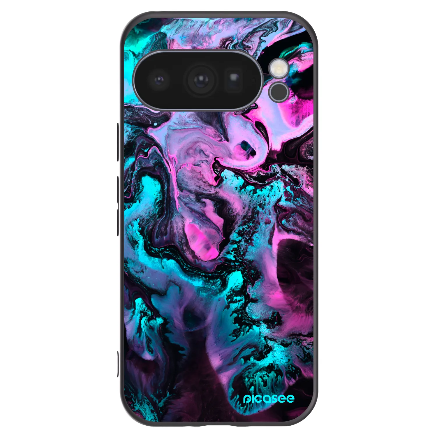 Picasee crna silikonska maskica za Google Pixel 10 Pro - Lean