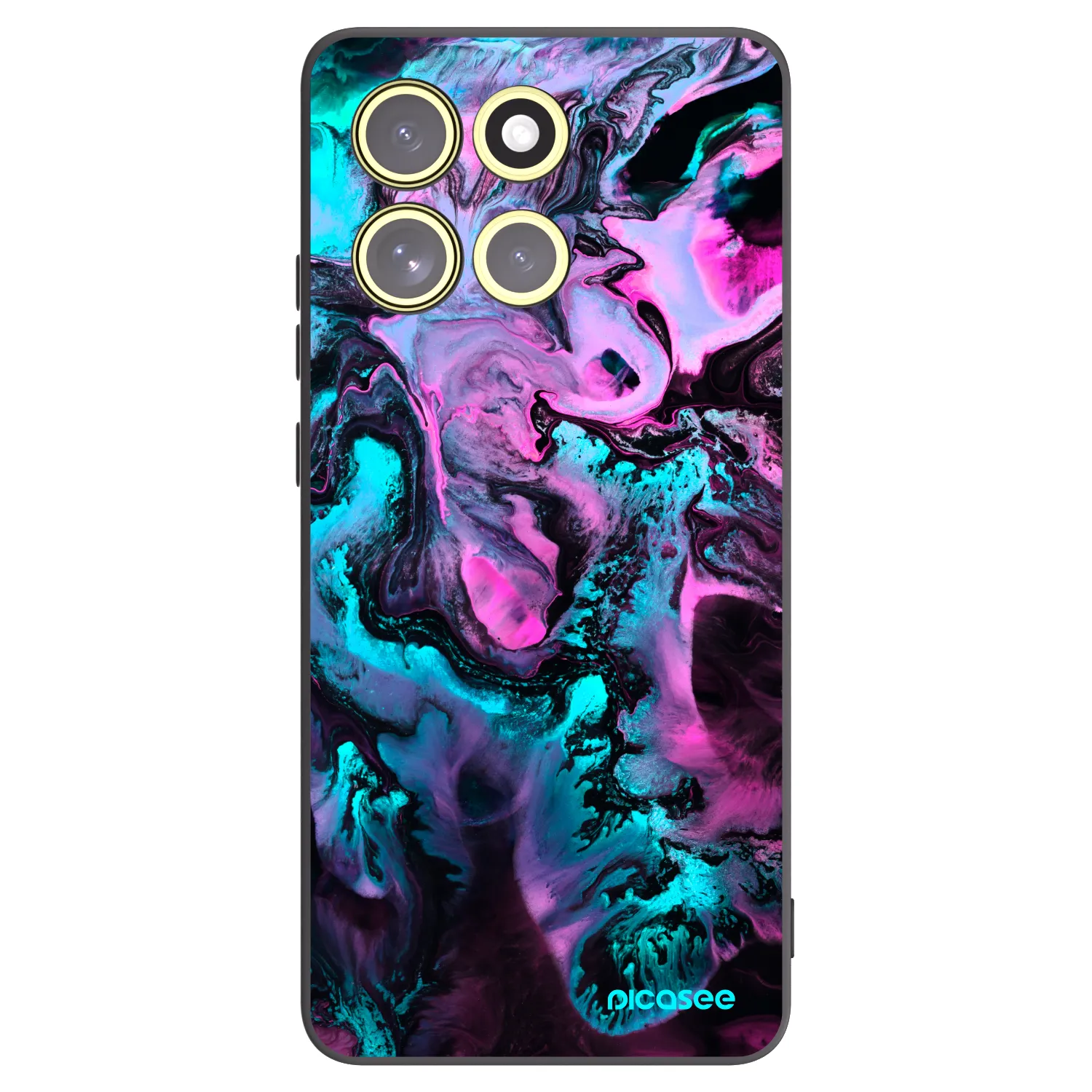 Picasee crna silikonska maskica za Motorola Moto G86 Power 5G - Lean