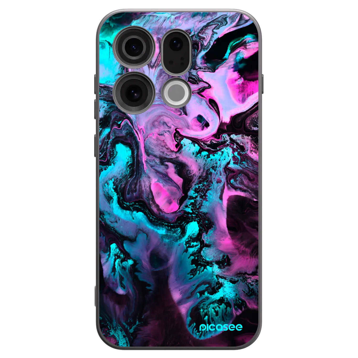 Picasee crna silikonska maskica za OPPO Find X9 - Lean