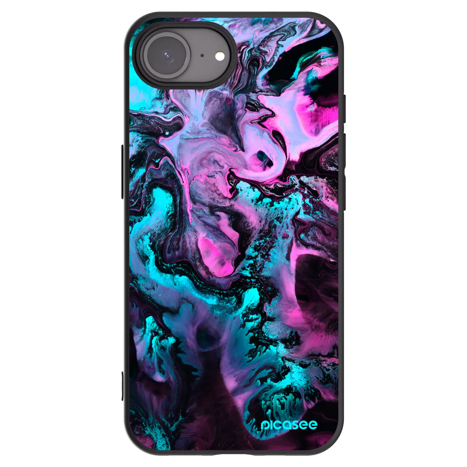 Picasee crna silikonska maskica za Apple iPhone 17e - Lean