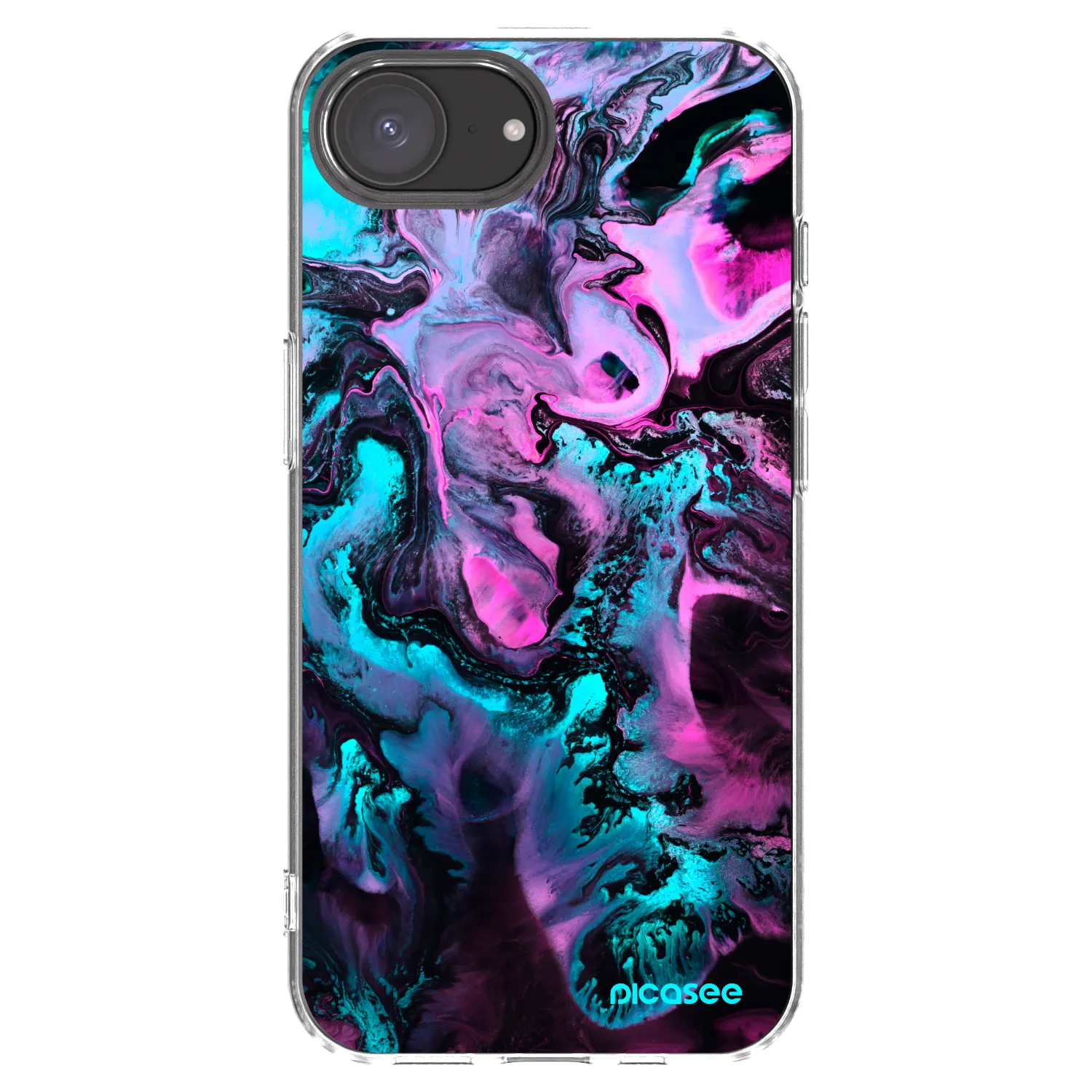 Picasee silikonska prozirna maskica za Apple iPhone 17e - Lean