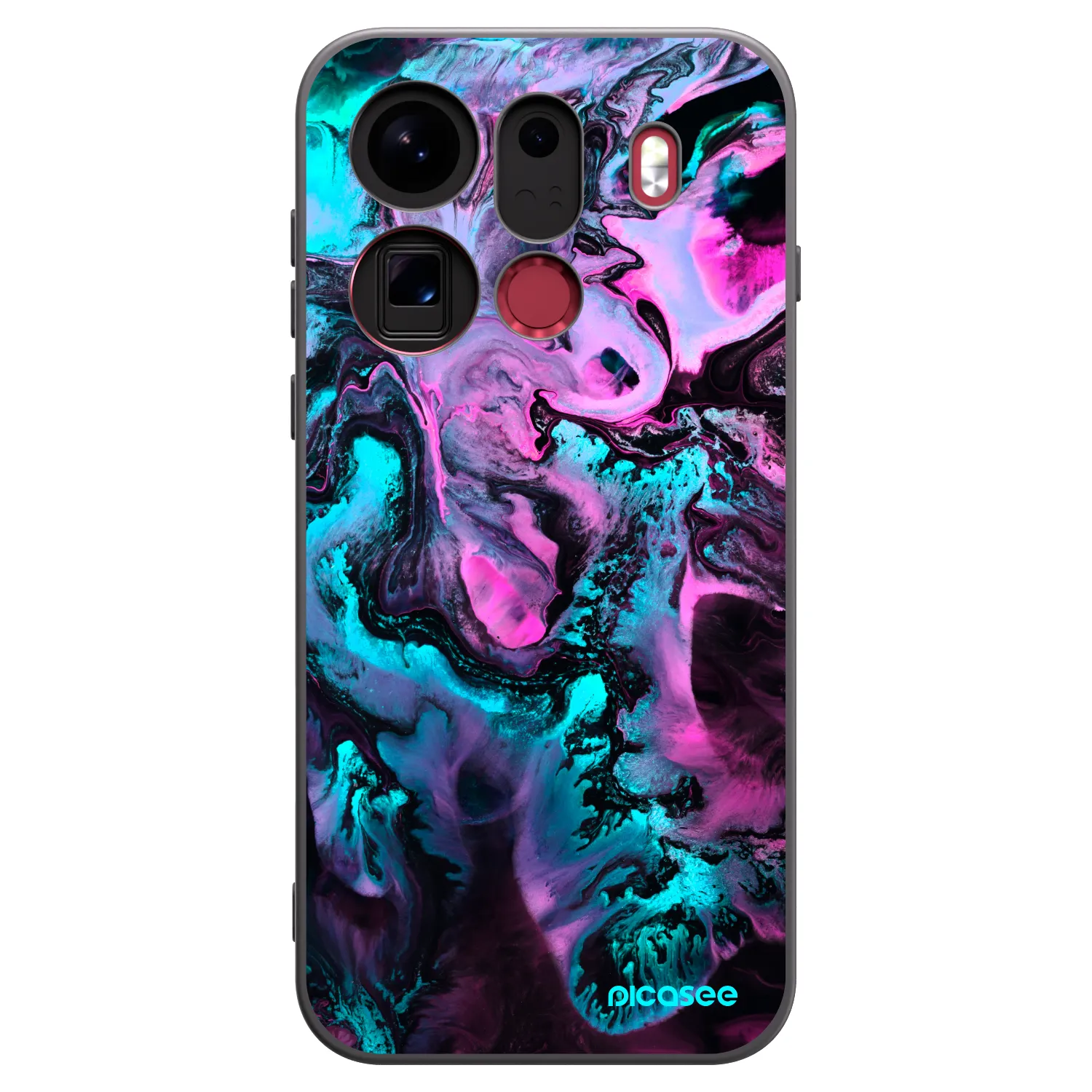 Picasee crna silikonska maskica za OPPO Find X9 Pro - Lean