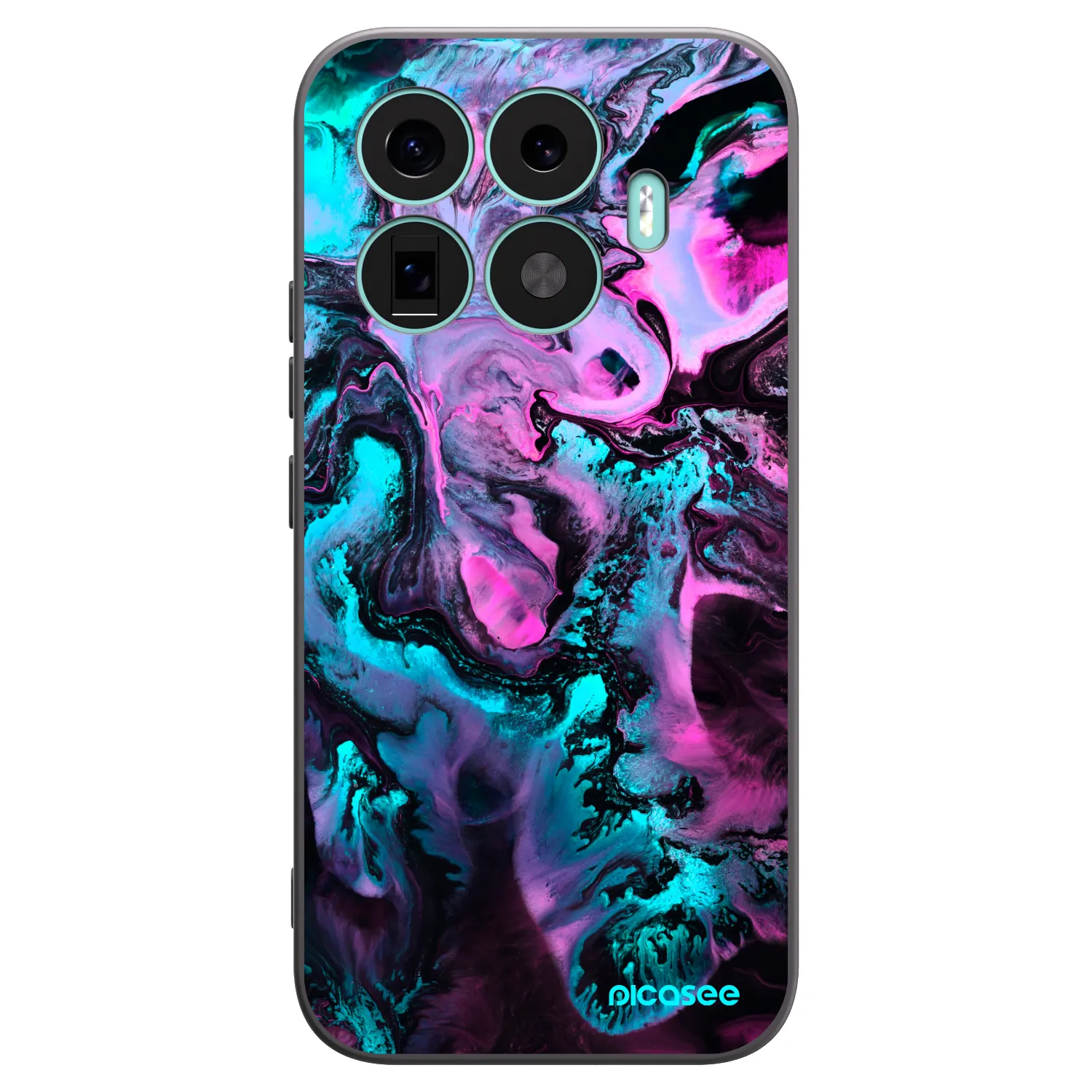 Picasee crna silikonska maskica za Xiaomi 17T - Lean