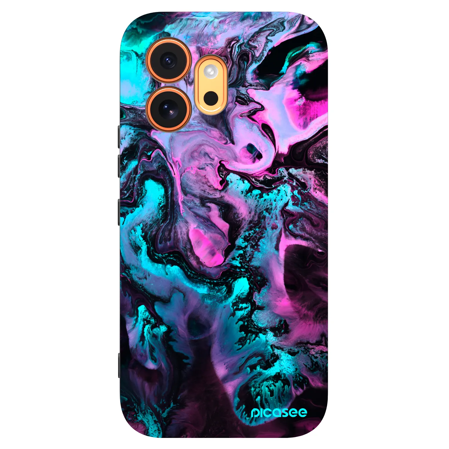 Picasee crna silikonska maskica za Honor 600 - Lean