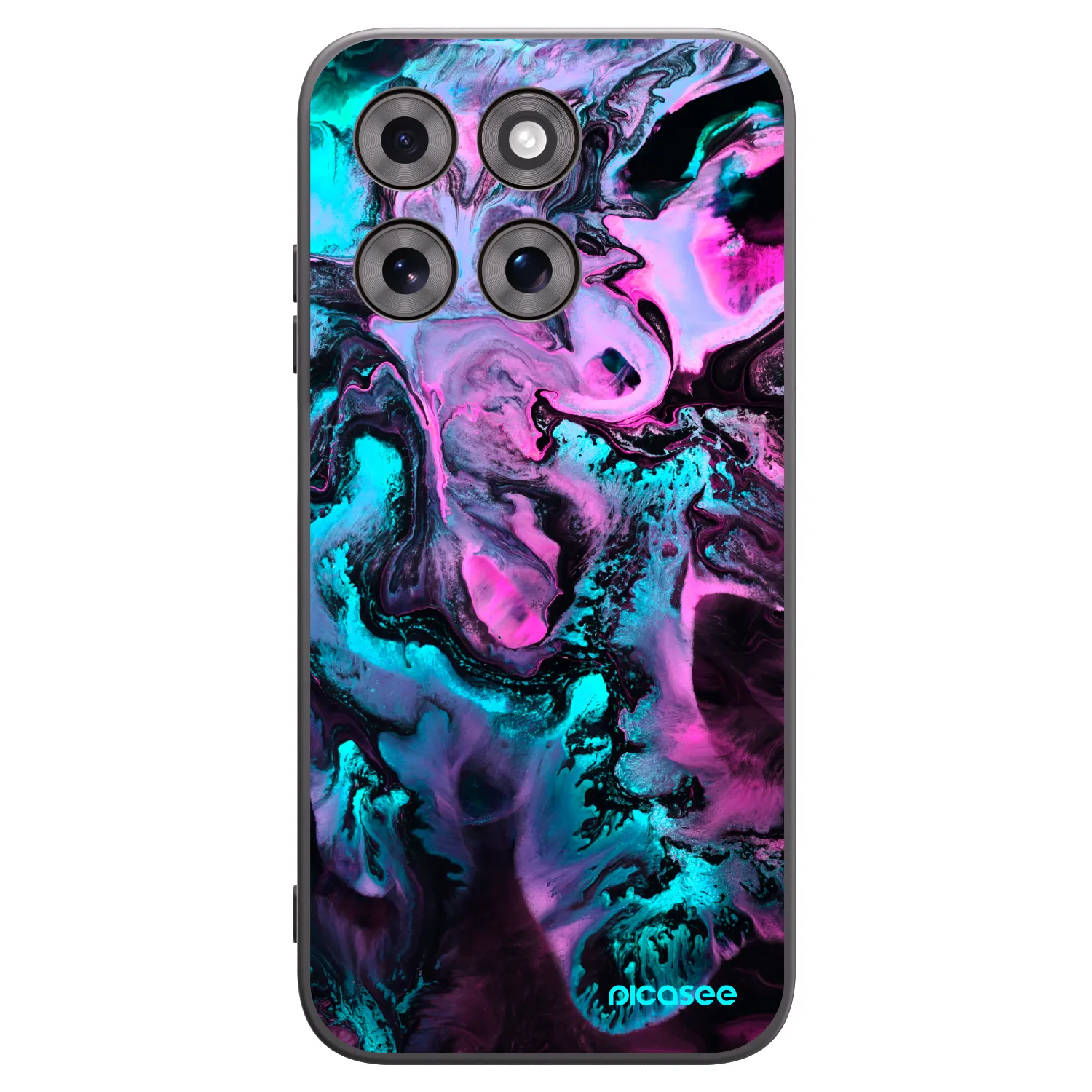 Picasee crna silikonska maskica za Motorola Moto G77 - Lean