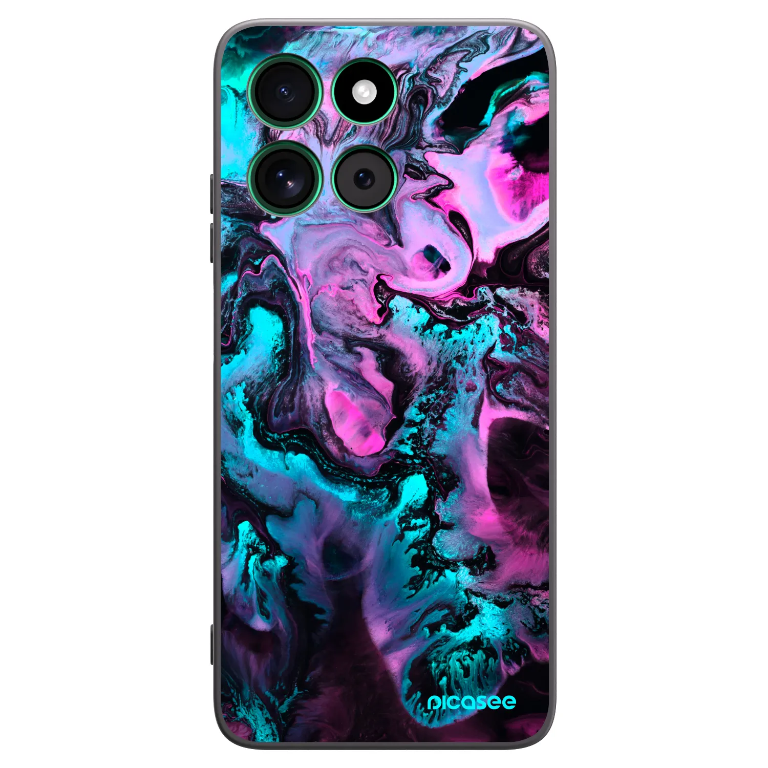 Picasee crna silikonska maskica za Motorola Moto G57 Power - Lean