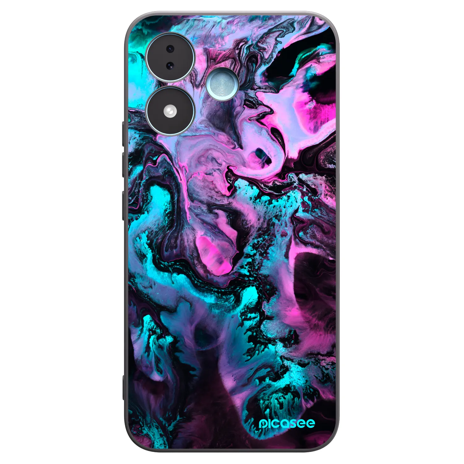 Picasee crna silikonska maskica za Xiaomi Redmi Note 17 5G - Lean