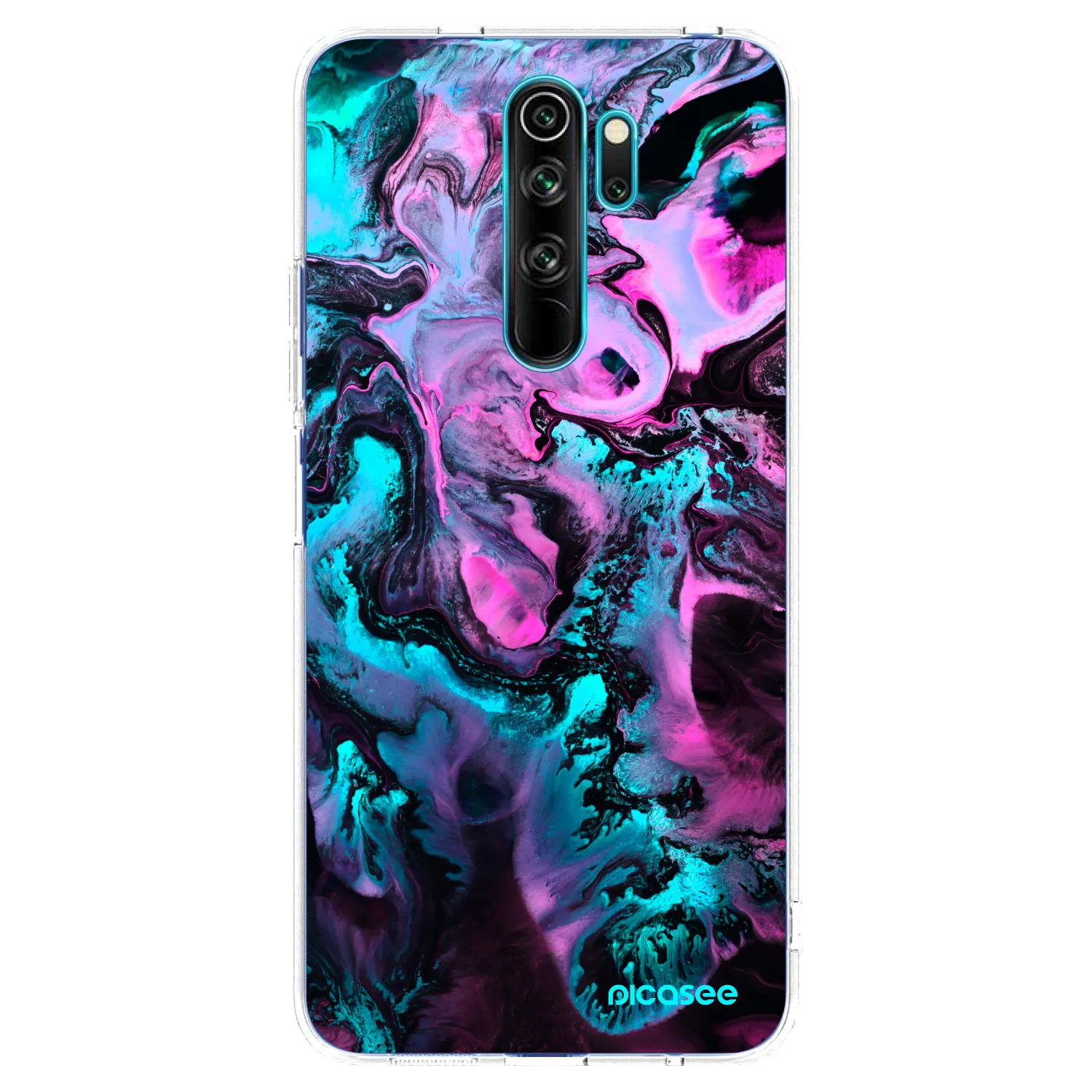 Picasee silikonska prozirna maskica za Xiaomi Redmi Note 8 Pro - Lean