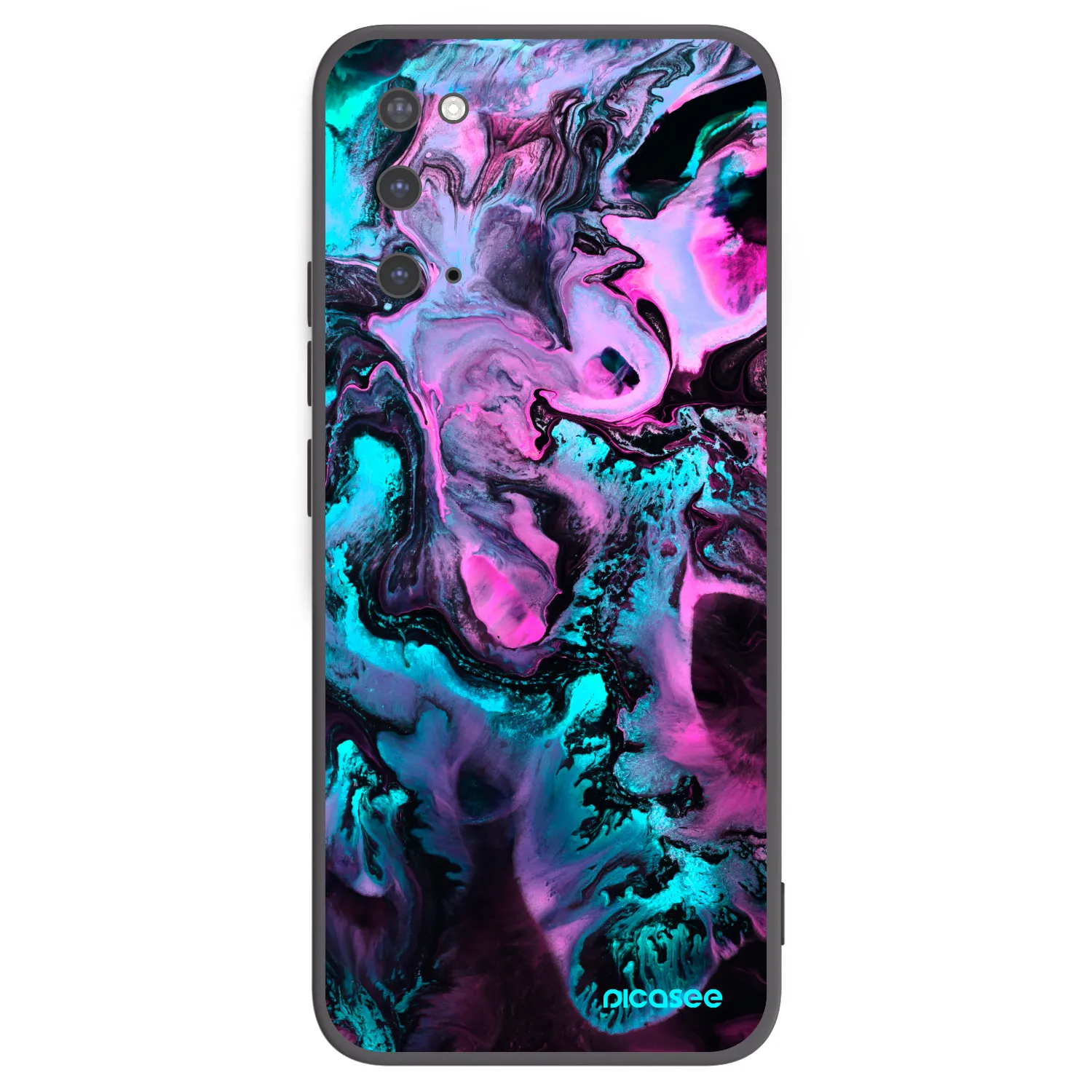 Picasee crna silikonska maskica za Samsung Galaxy S20 G980F - Lean