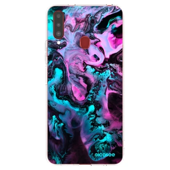 Picasee silikonska prozirna maskica za Samsung Galaxy A20s - Lean