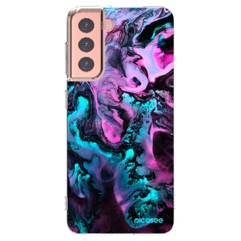 Picasee silikonska prozirna maskica za Samsung Galaxy S21 5G G991B - Lean