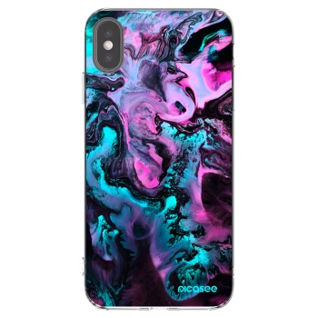 Picasee silikonska prozirna maskica za Apple iPhone XS Max - Lean
