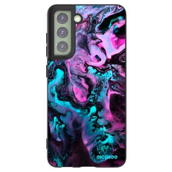 Picasee crna silikonska maskica za Samsung Galaxy S21 FE 5G - Lean