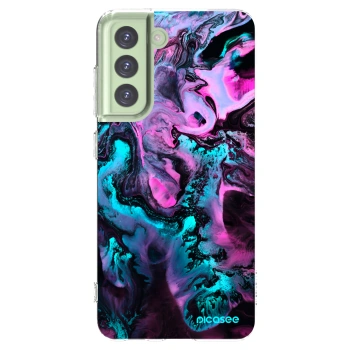 Picasee silikonska prozirna maskica za Samsung Galaxy S21 FE 5G - Lean