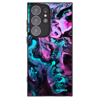 Picasee crna silikonska maskica za Samsung Galaxy S23 Ultra 5G - Lean