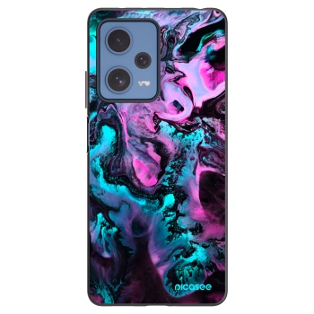 Picasee crna silikonska maskica za Xiaomi Redmi Note 12 Pro 5G - Lean