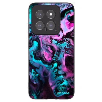 Picasee crna silikonska maskica za Xiaomi 14 - Lean