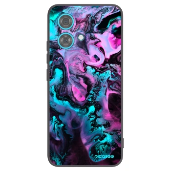 Picasee crna silikonska maskica za Motorola Edge 40 Neo - Lean