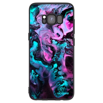 Picasee crna silikonska maskica za Samsung Galaxy S8 G950F - Lean