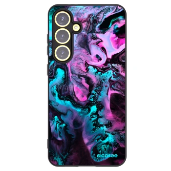 Picasee crna silikonska maskica za Samsung Galaxy S24 FE S721B - Lean