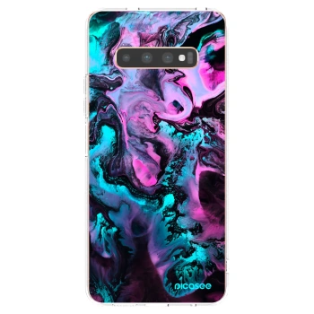 Picasee silikonska prozirna maskica za Samsung Galaxy S10 Plus G975 - Lean