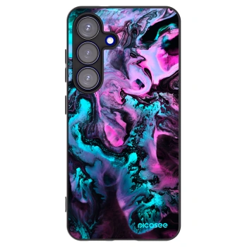 Picasee crna silikonska maskica za Samsung Galaxy S25 5G - Lean