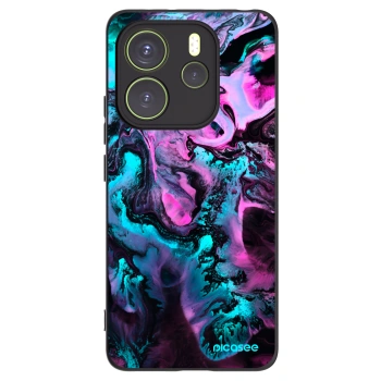 Picasee crna silikonska maskica za Xiaomi Redmi Note 14 4G - Lean