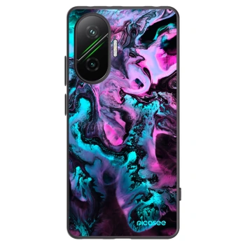 Picasee crna silikonska maskica za Xiaomi Poco F7 5G - Lean
