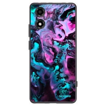 Picasee crna silikonska maskica za Motorola Moto E14 - Lean